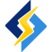 A lightning bolt logo in blue and yellow for SEO keywords.